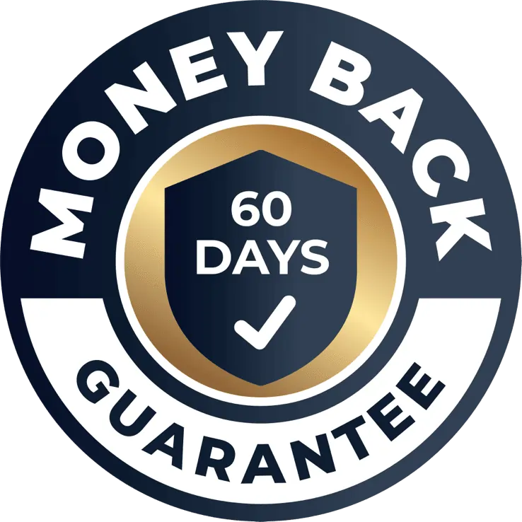 100% Satisfaction 60-Day Money Back Guarantee SEO